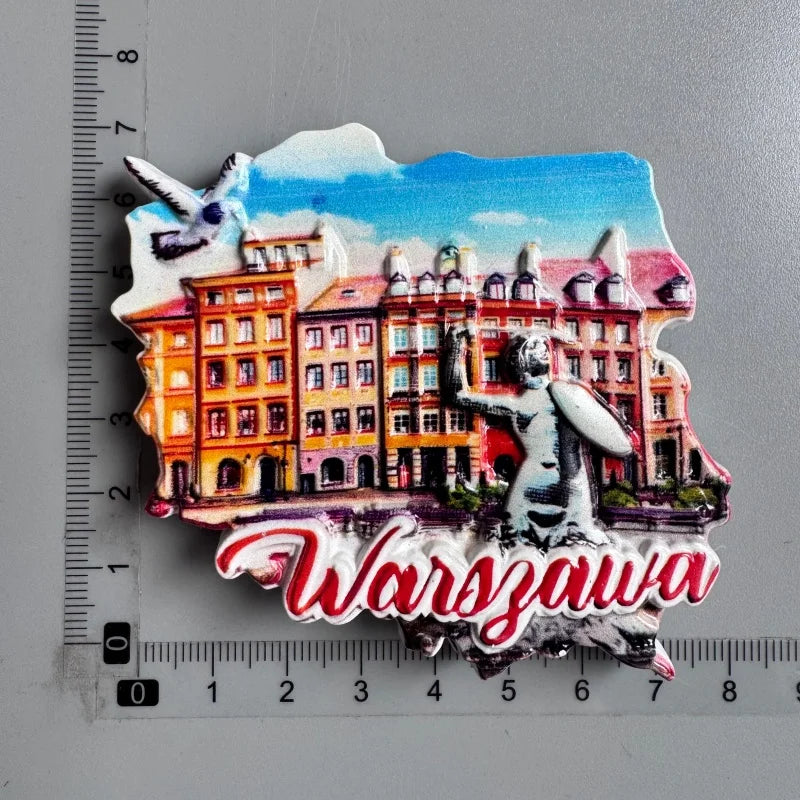 Poland Wavel Castle KRAKOW Fridge Magnets Wroclaw Castle Tourist Souvenirs Magnetic Sticker Home Decoration Polska Gifts Idea