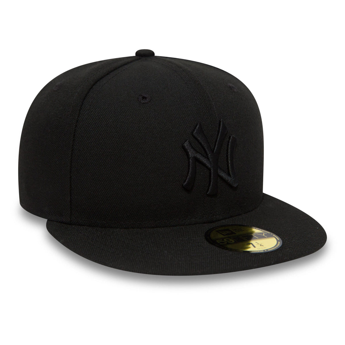 Black On Black New York Yankees Black 59FIFTY Fitted Cap-zelvios
