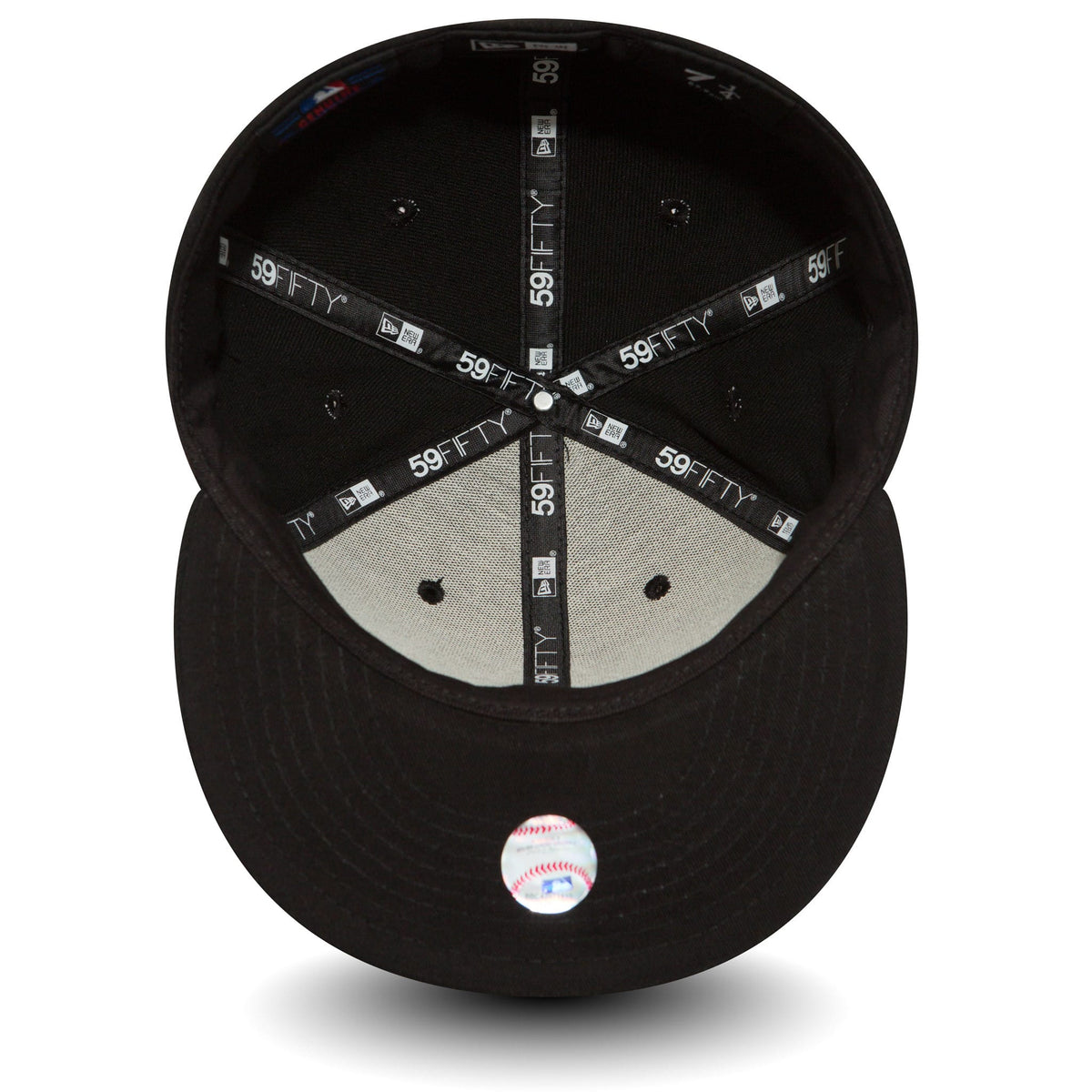 Black On Black New York Yankees Black 59FIFTY Fitted Cap-zelvios