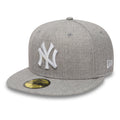 New York Yankees Essential Heather Grey 59FIFTY Cap-zelvios