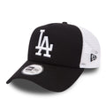 LA Dodgers Clean Black A-Frame Trucker Cap-zelvios
