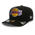 LA Lakers Black 9FIFTY Stretch Snap Cap-zelvios