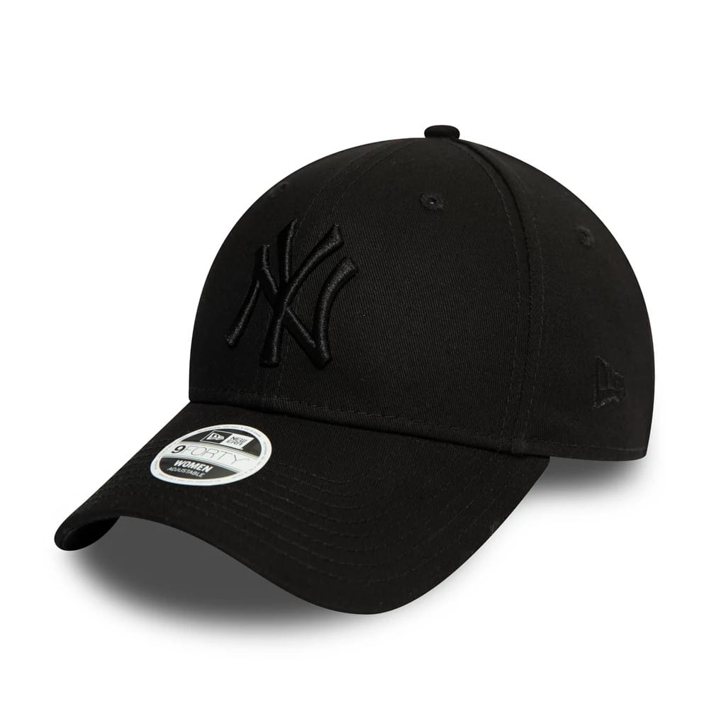 New York Yankees Essential Womens All Black 9FORTY Cap-zelvios