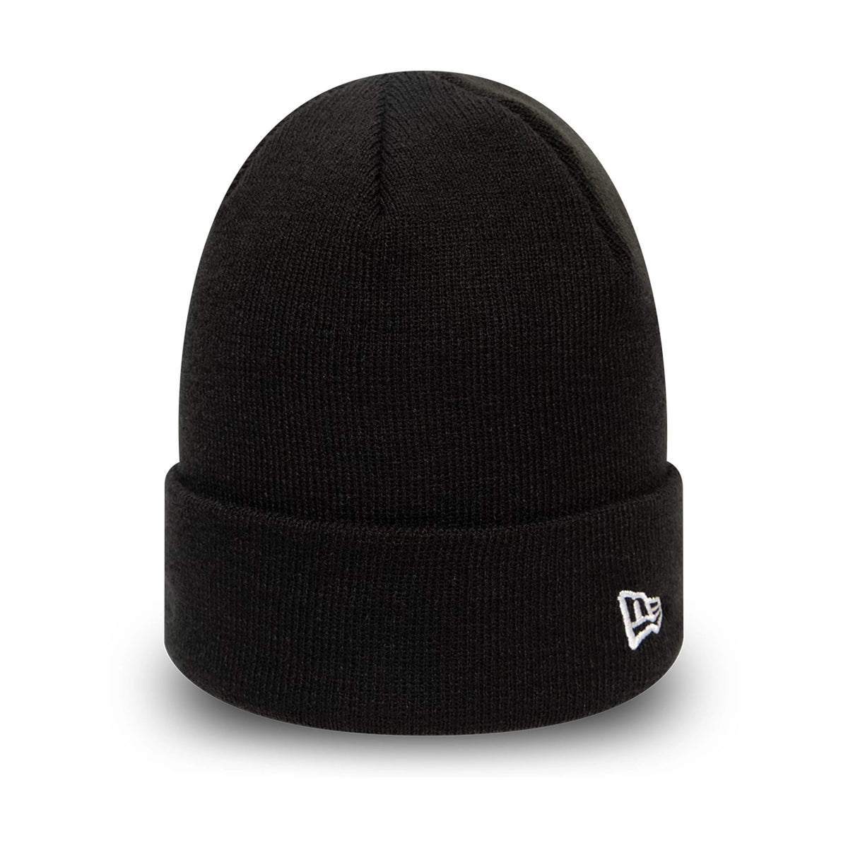 New Era Essential Black Cuff Beanie Hat-zelvios
