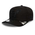 Chicago Bulls Tonal Black 9FIFTY Stretch Snap Cap-zelvios