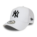 New York Yankees White A-Frame Trucker Cap-zelvios