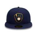 Milwaukee Brewers AC Perf Navy 59FIFTY Cap-zelvios