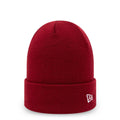 New Era Essential Maroon Cuff Beanie Hat-zelvios
