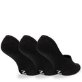 New Era Flag 3 Pack Invisible Black Socks-zelvios