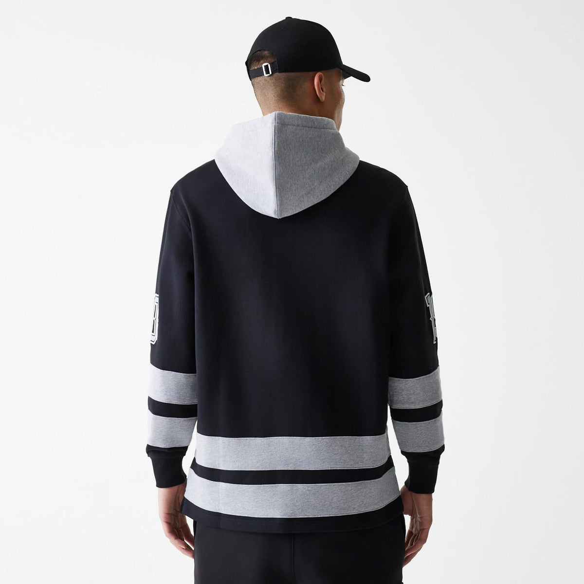 New Era Street Dangle Grey Pullover Hoodie-zelvios
