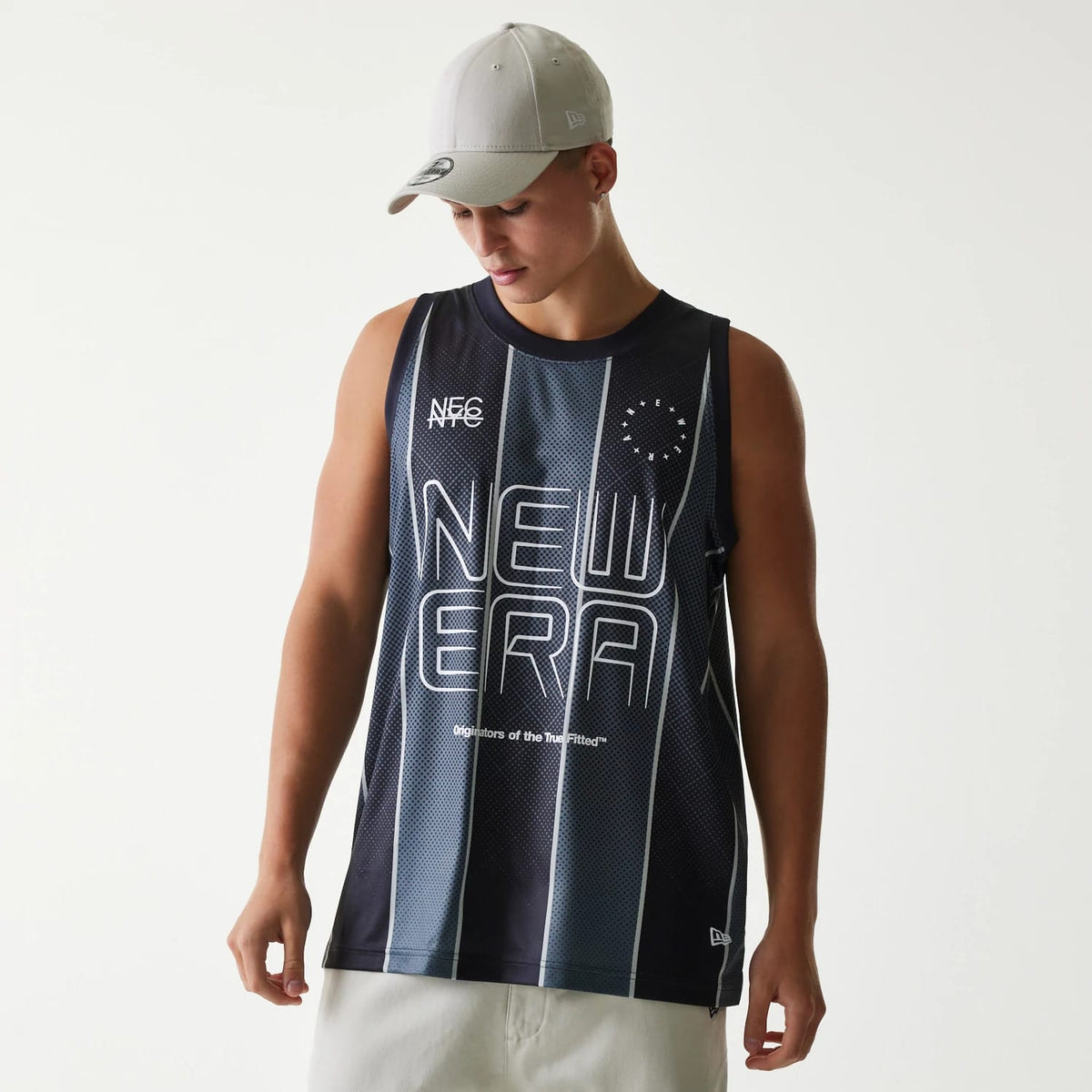 New Era City Sport Black Tank Top-zelvios