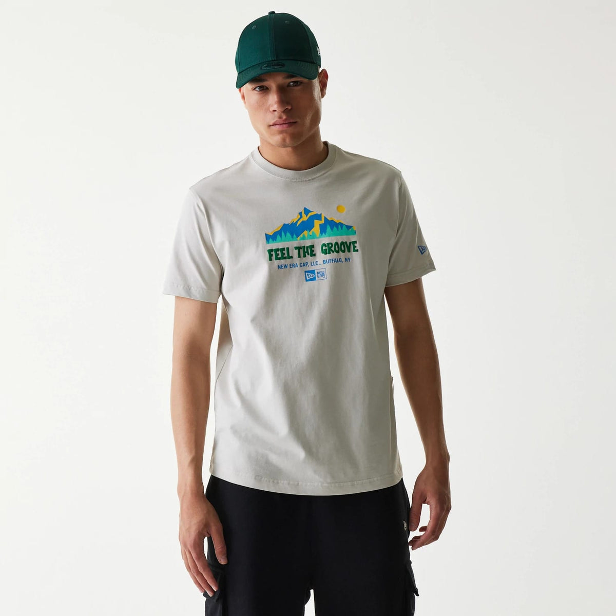 New Era Outdoor Earth Day Stone Side Pocket T-Shirt-zelvios