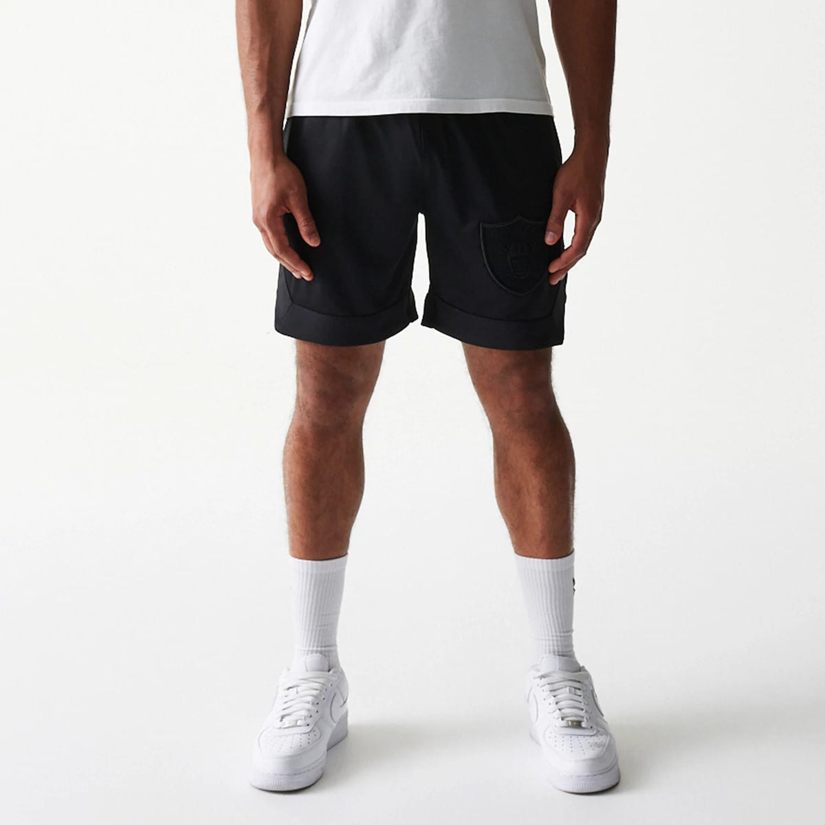 Las Vegas Raiders Tonal Pack Black Shorts-zelvios