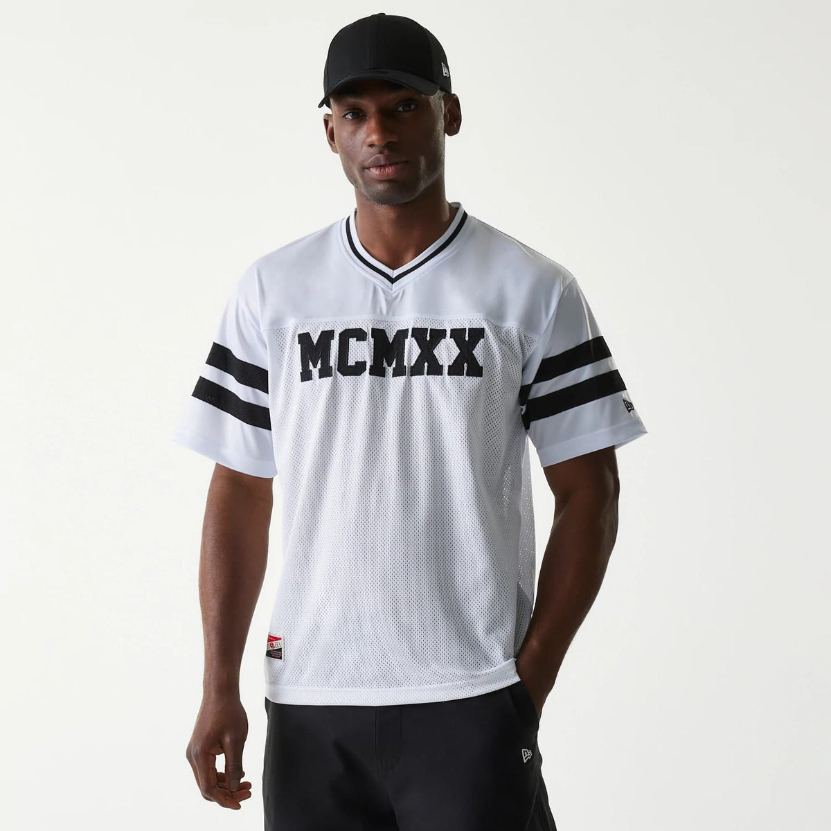 New Era Retro Sports White Mesh Jersey-zelvios