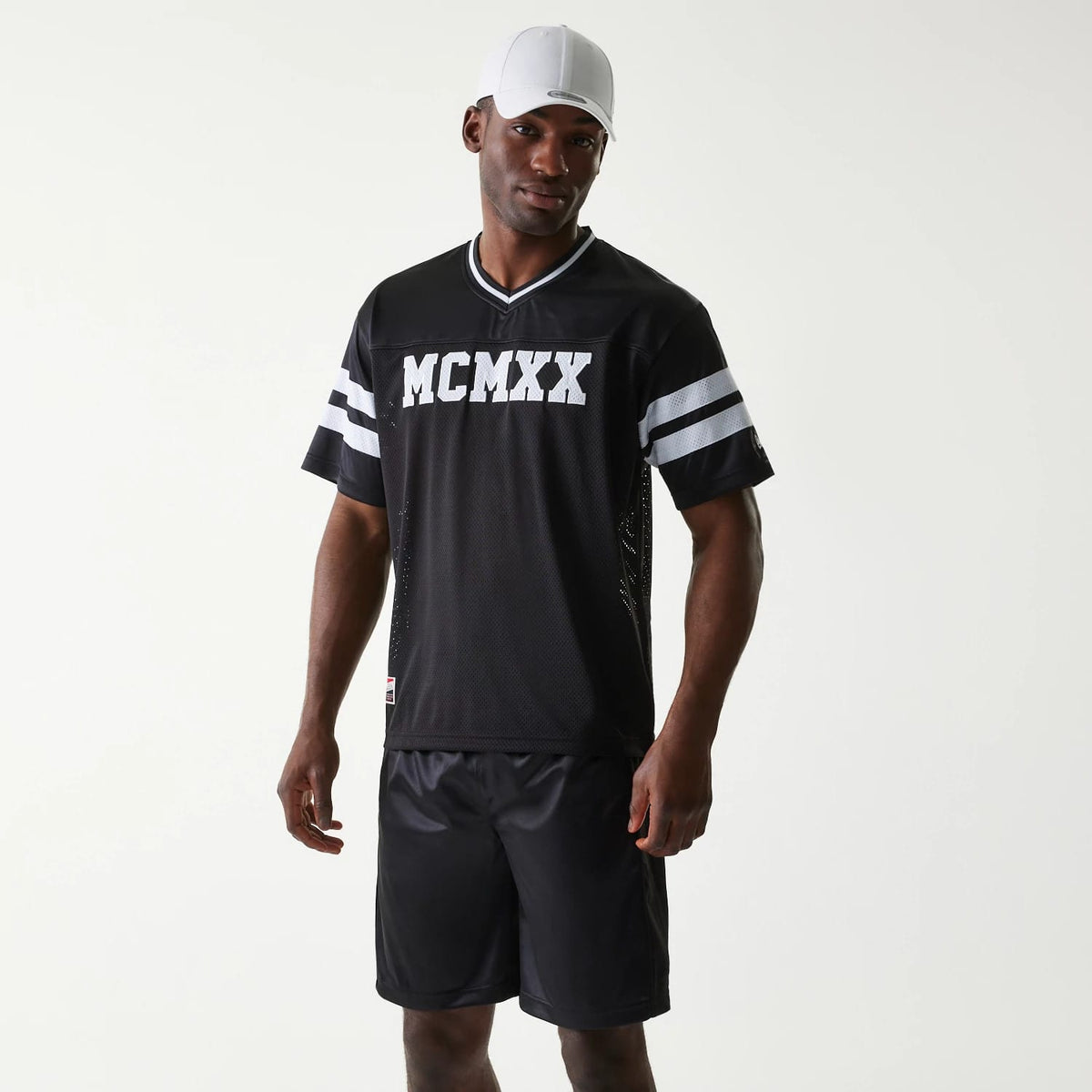 New Era Retro Sports Black Mesh Jersey-zelvios