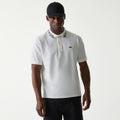 New Era Japan Collar Logo White Polo T-Shirt-zelvios