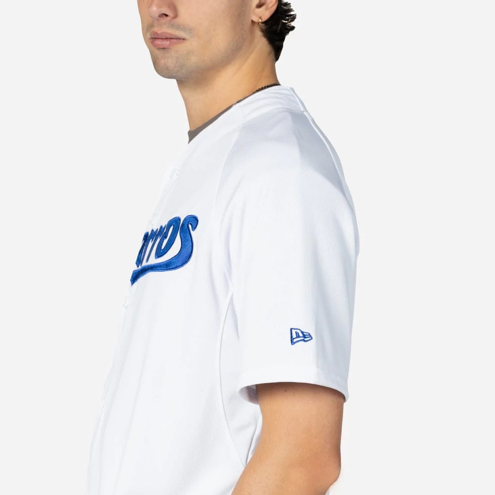 Charros De Jalisco Mexico LMB On Field White On-Field Jersey-zelvios