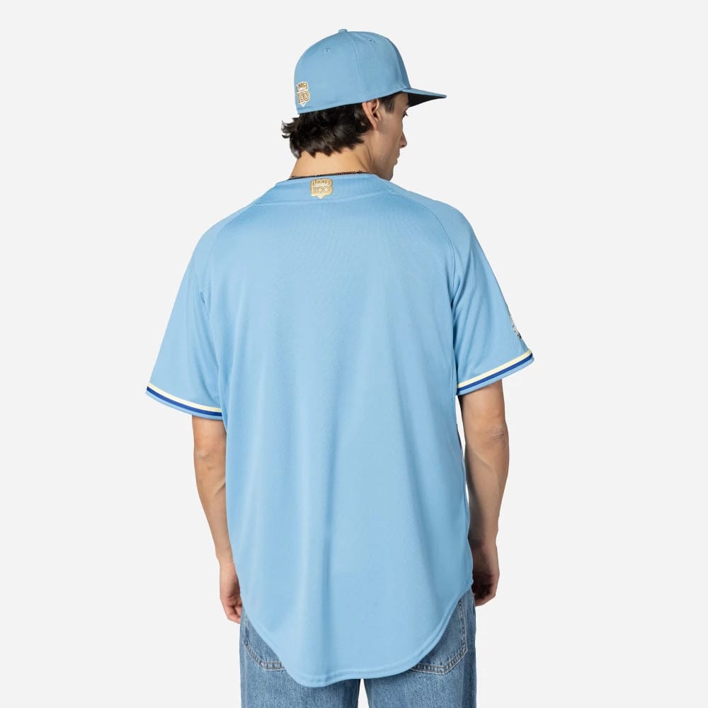 Charros De Jalisco Mexico LMB On Field Pastel Blue On-Field Jersey-zelvios