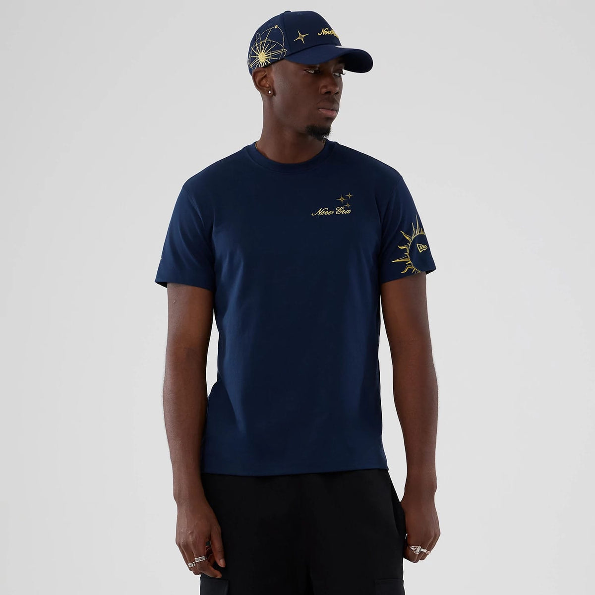 New Era Cosmic Craft Blue T-Shirt-zelvios