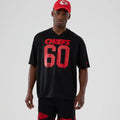 Kansas City Chiefs NFL Historic Black Oversized T-Shirt-zelvios