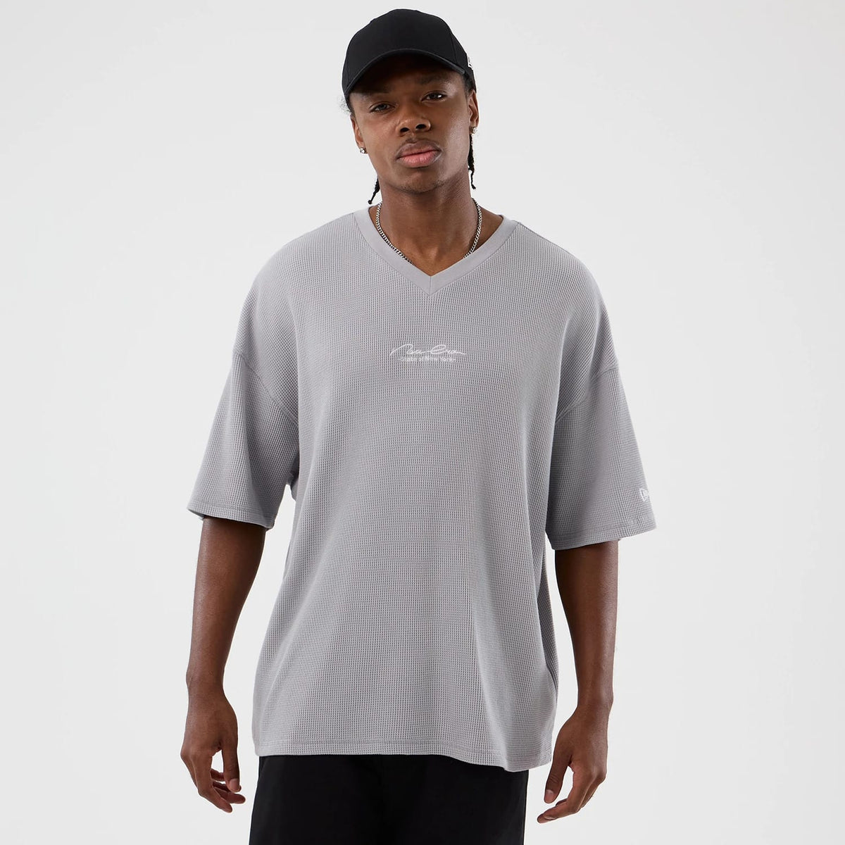 New Era Basic Grey T-Shirt-zelvios