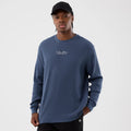 New Era Basic Blue Long Sleeve T-Shirt-zelvios