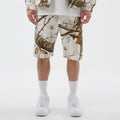New Era Earthy Skin Real Tree Snow Oversized Shorts-zelvios