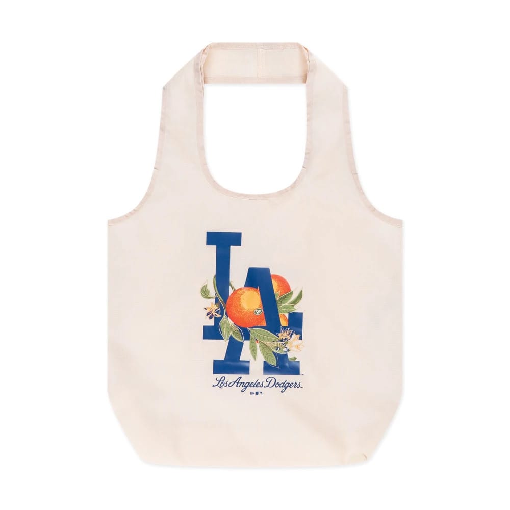 LA Dodgers MLB Harvest Merch Cream Eco Tote Bag-zelvios