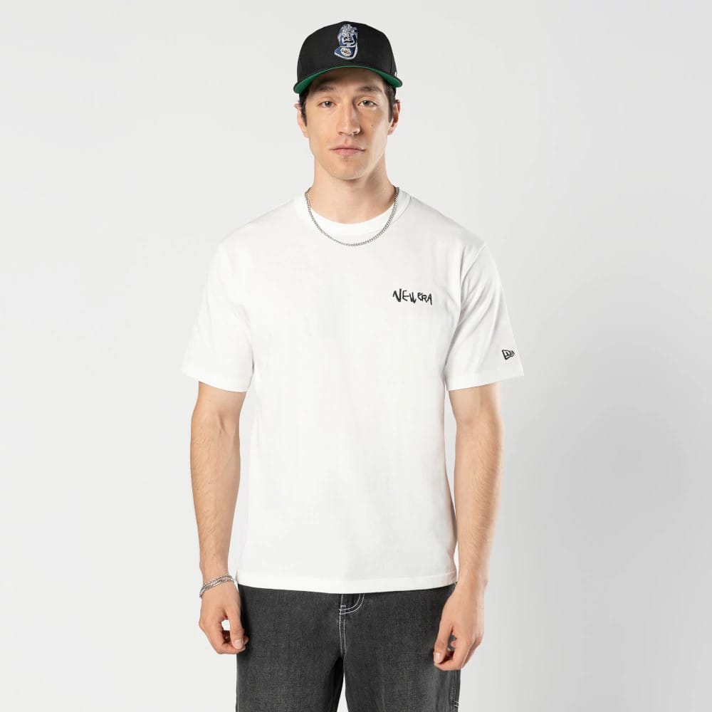 New Era Ochiai Shohei Office Cream T-Shirt-zelvios