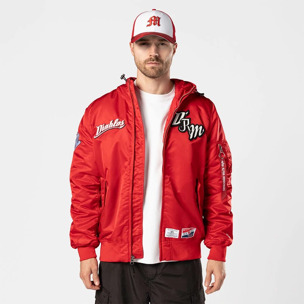 Mexico Diablos LMB X Alpha Red Jacket-kentox