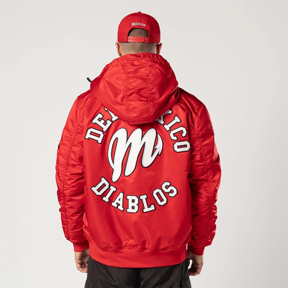 Mexico Diablos LMB X Alpha Red Jacket-kentox