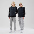 New Era Organic Boa Neck Navy Gilet-zelvios