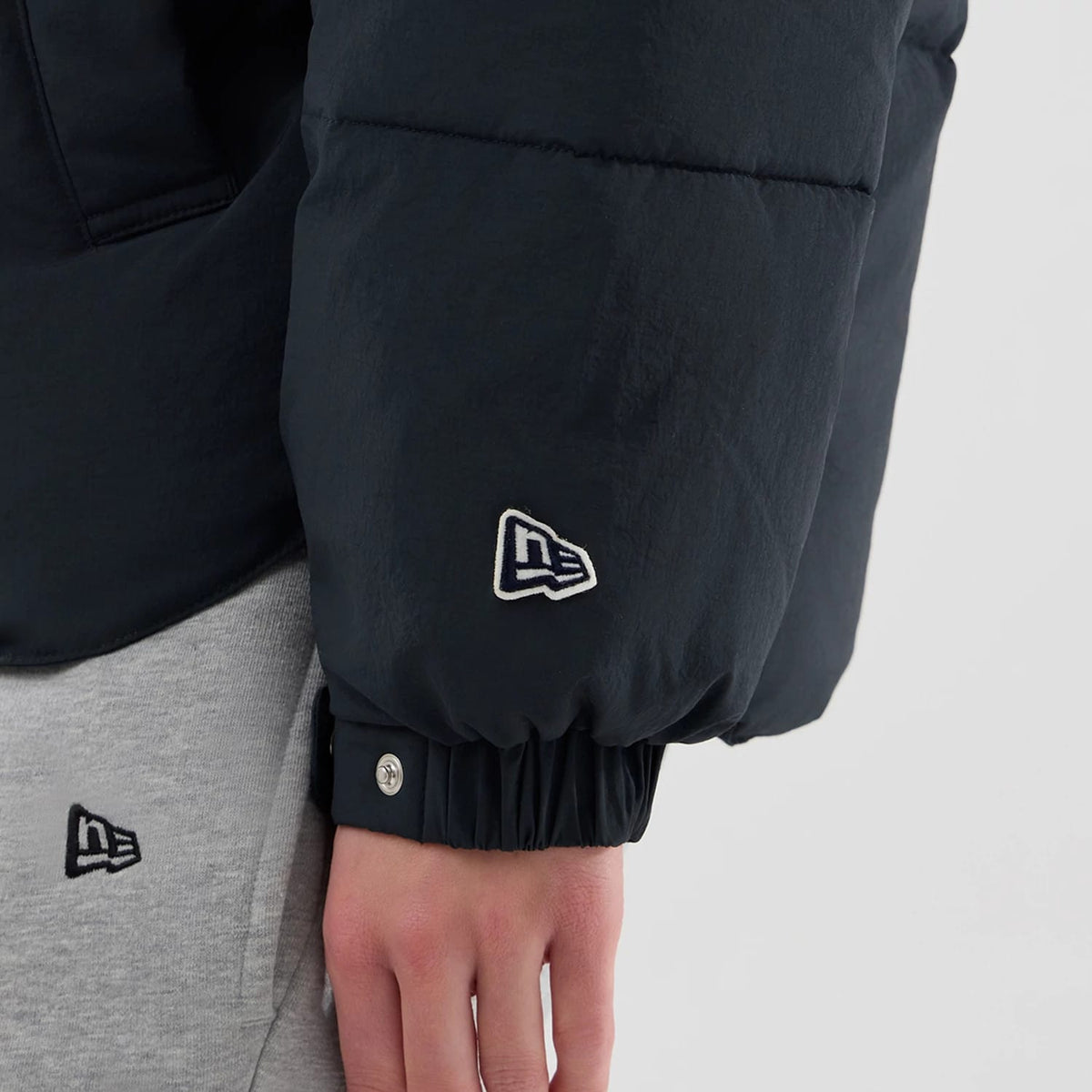 New Era Organic Boa Neck Navy Jacket-zelvios