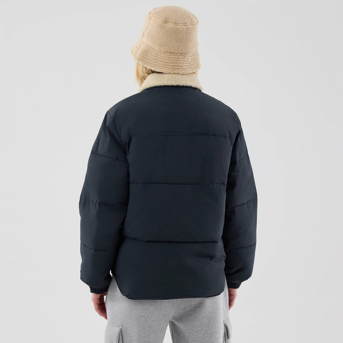New Era Organic Boa Neck Navy Jacket-zelvios