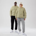 New Era Organic Boa Neck Khaki Jacket-zelvios