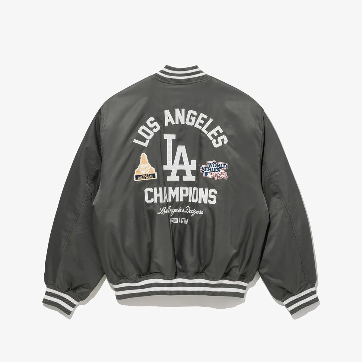 LA Dodgers MLB Grey Stadium Jacket-kentox