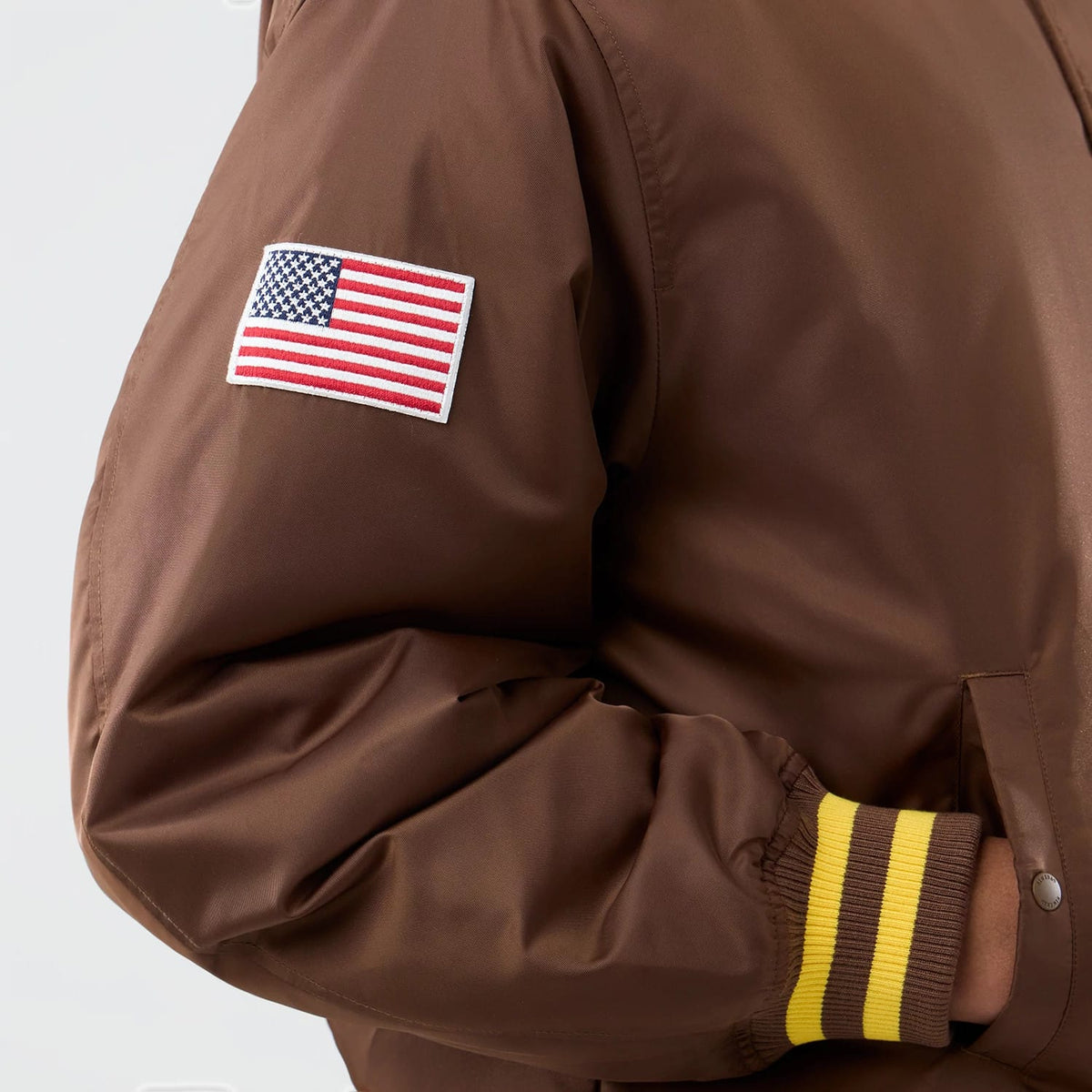 San Diego Padres MLB Authentic Dark Brown Stadium Jacket-zelvios