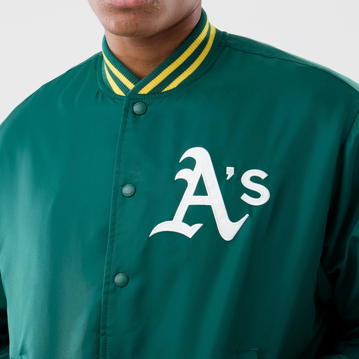 Oakland Athletics MLB Authentic Green Stadium Jacket-zelvios