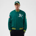 Oakland Athletics MLB Authentic Green Stadium Jacket-zelvios