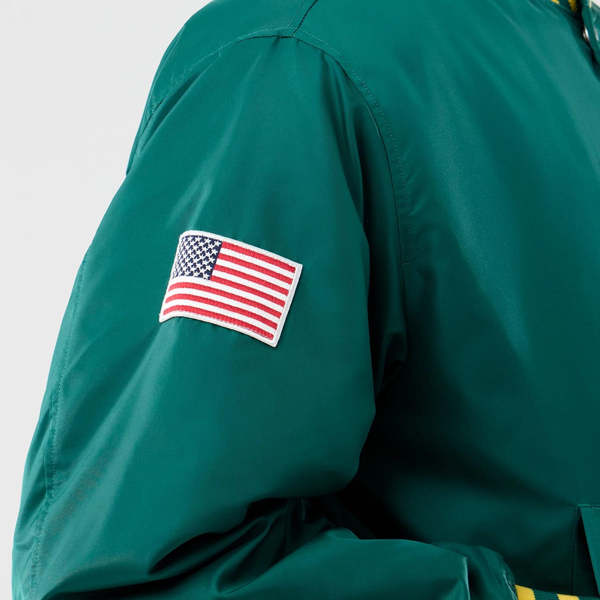 Oakland Athletics MLB Authentic Green Stadium Jacket-zelvios