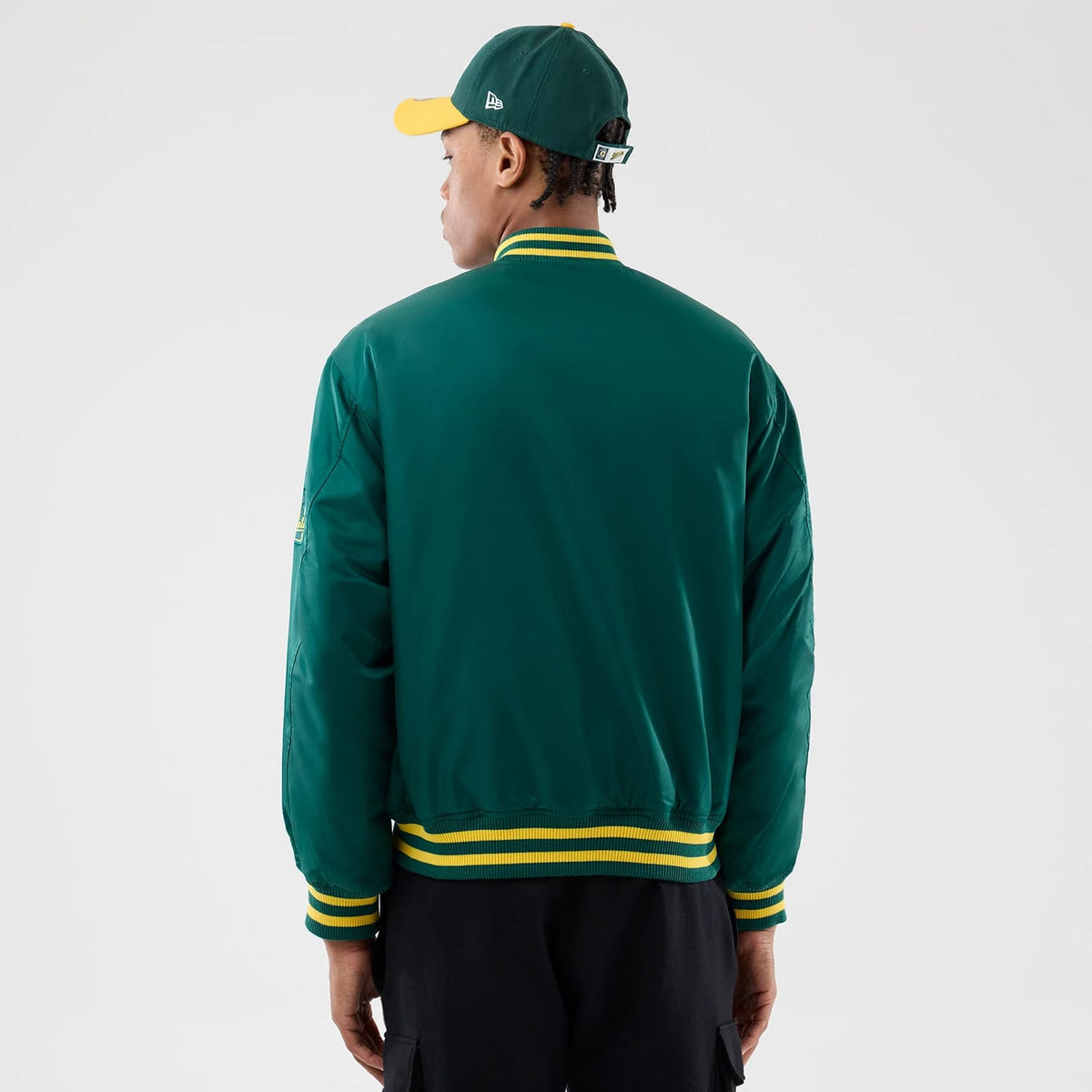 Oakland Athletics MLB Authentic Green Stadium Jacket-zelvios
