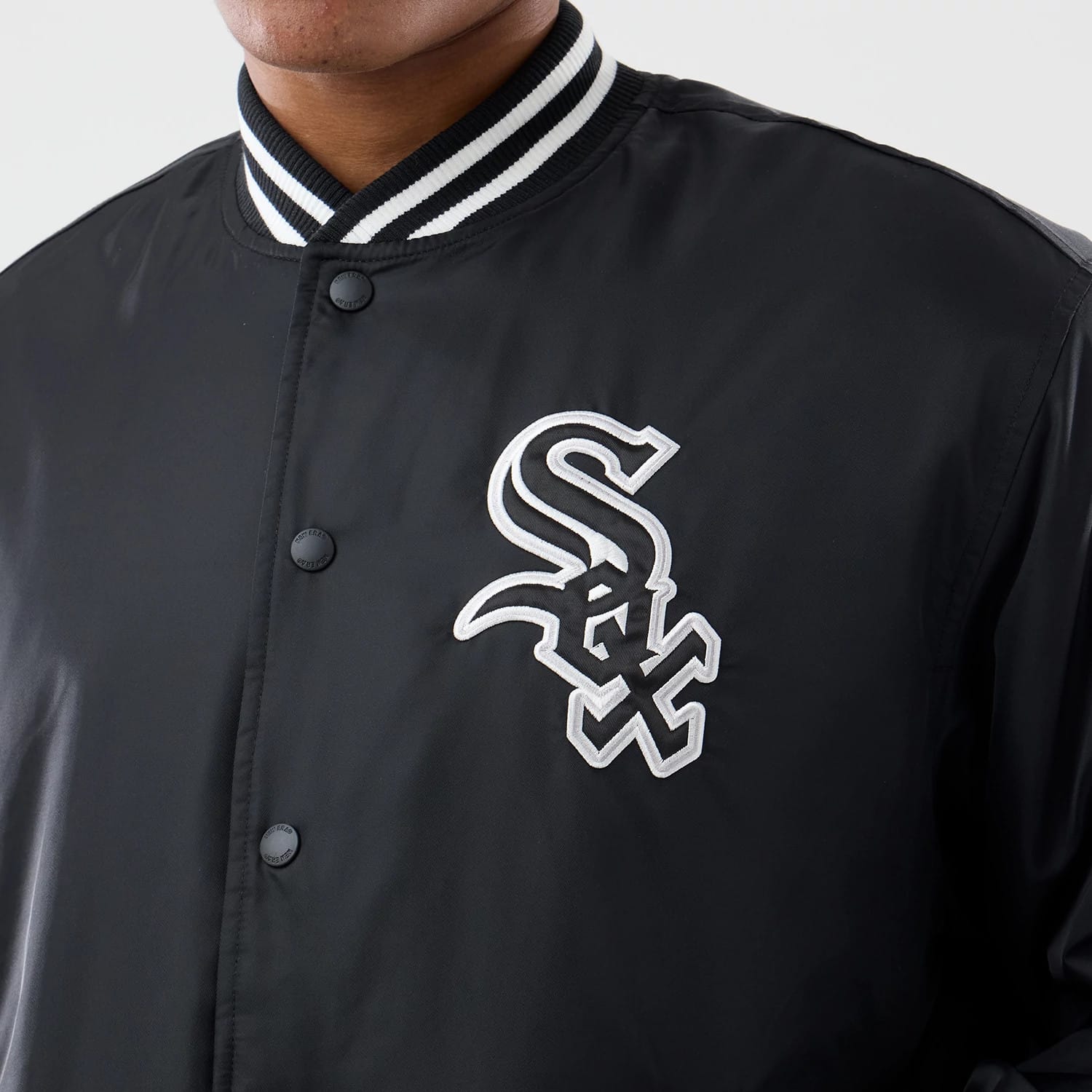 Chicago White Sox MLB Authentic Black Stadium Jacket-kentox
