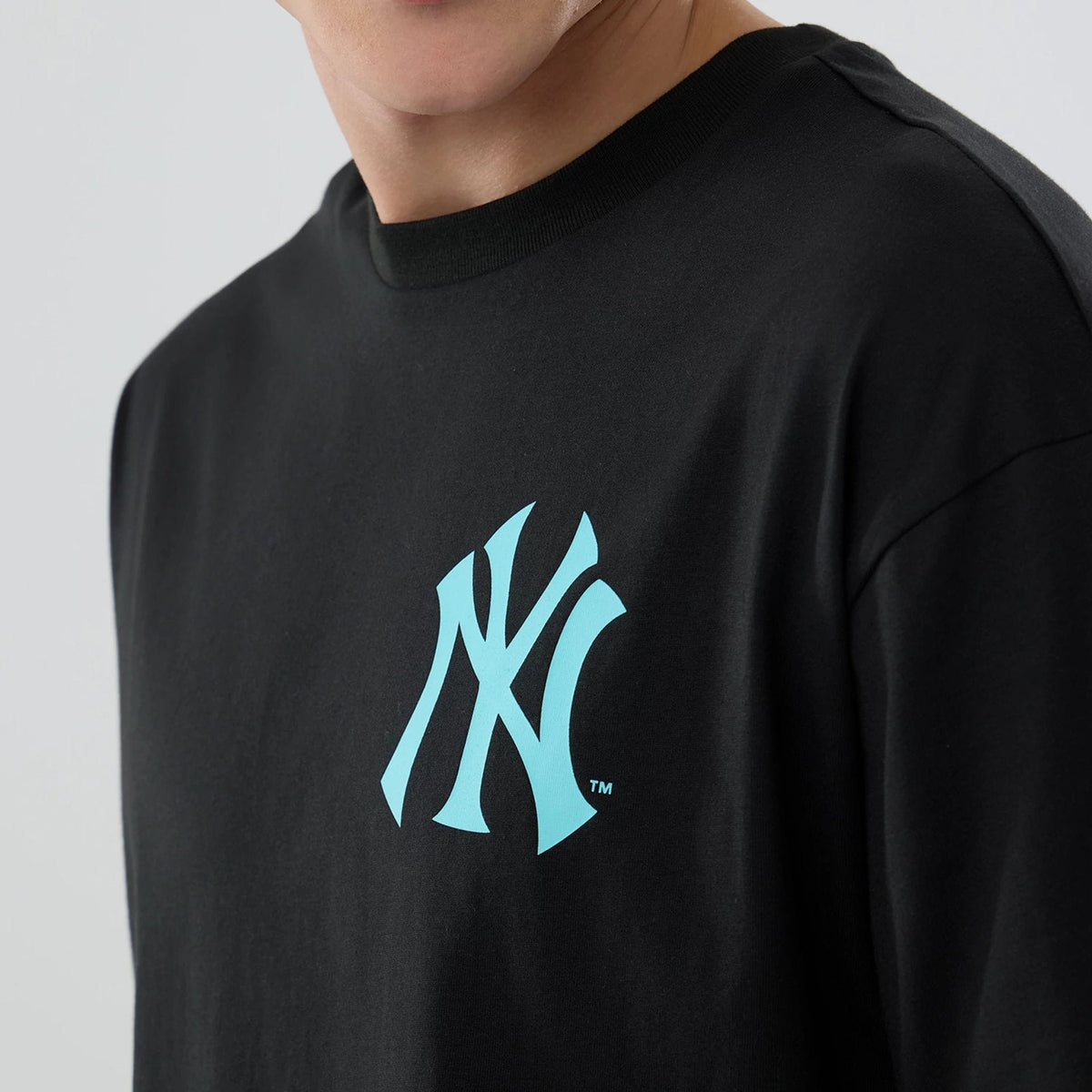 New York Yankees MLB Neon Light Black T-Shirt-zelvios