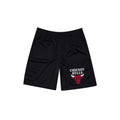 Chicago Bulls NBA Mesh Black Oversized Shorts-zelvios