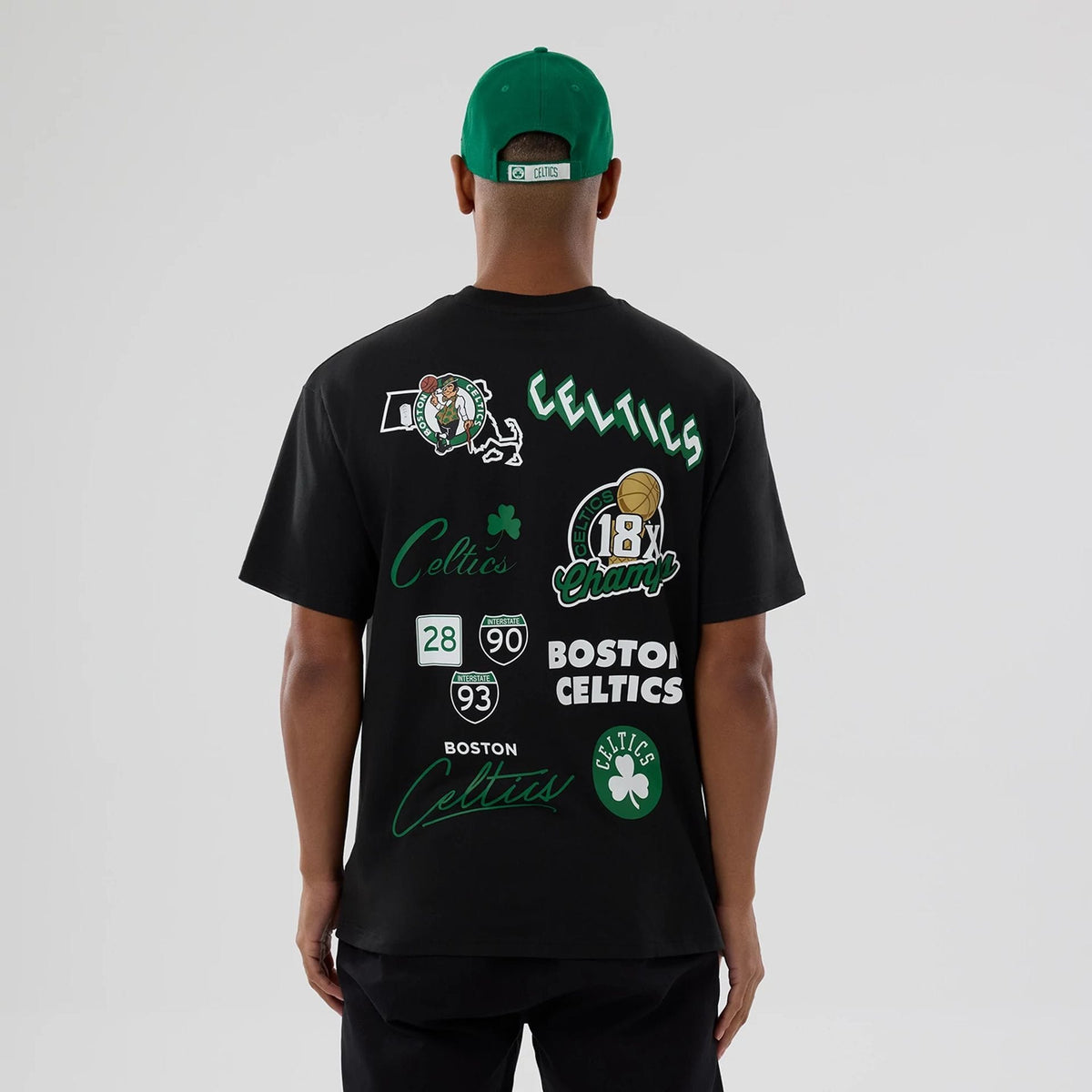 Boston Celtics NBA logo Black T-Shirt-zelvios