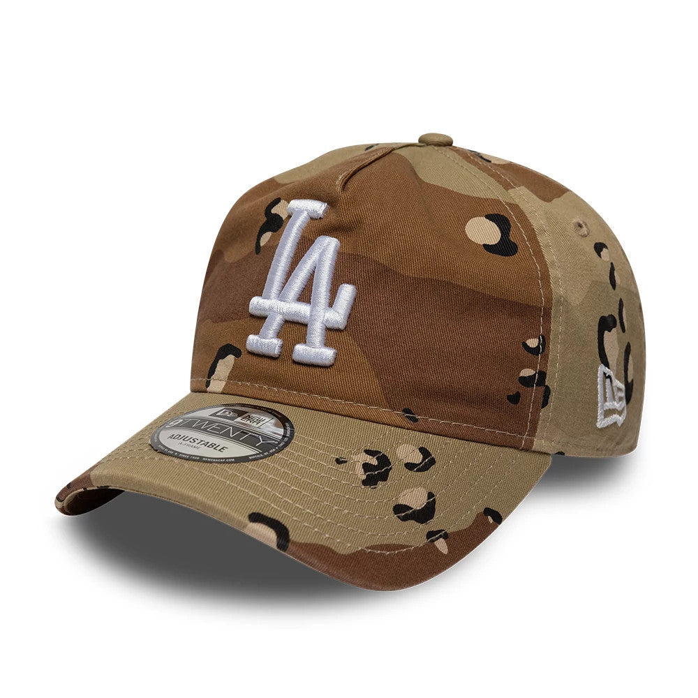 LA Dodgers MLB Camo Reserve Desert Camo 9TWENTY A-Frame Adjustable Cap-zelvios