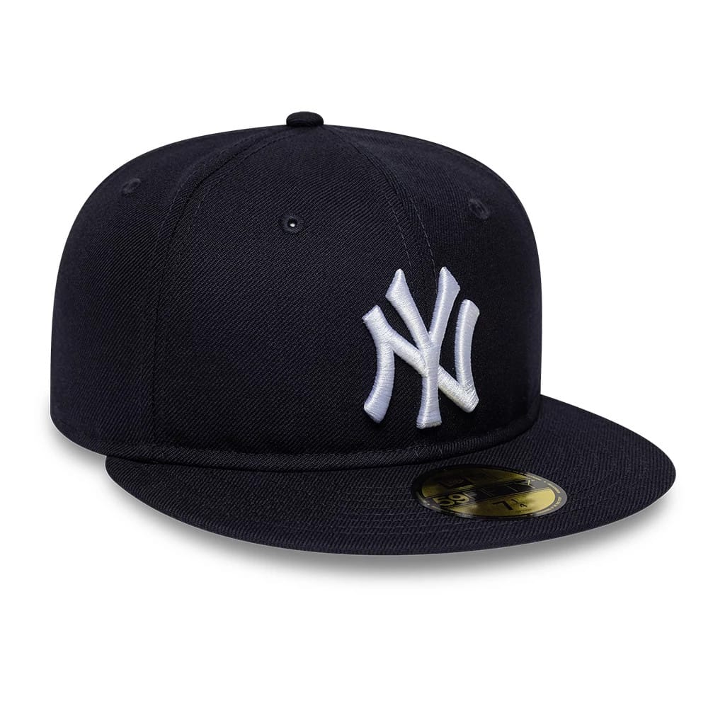 New York Yankees MLB Soft Buckram Navy 59FIFTY Fitted Cap-zelvios