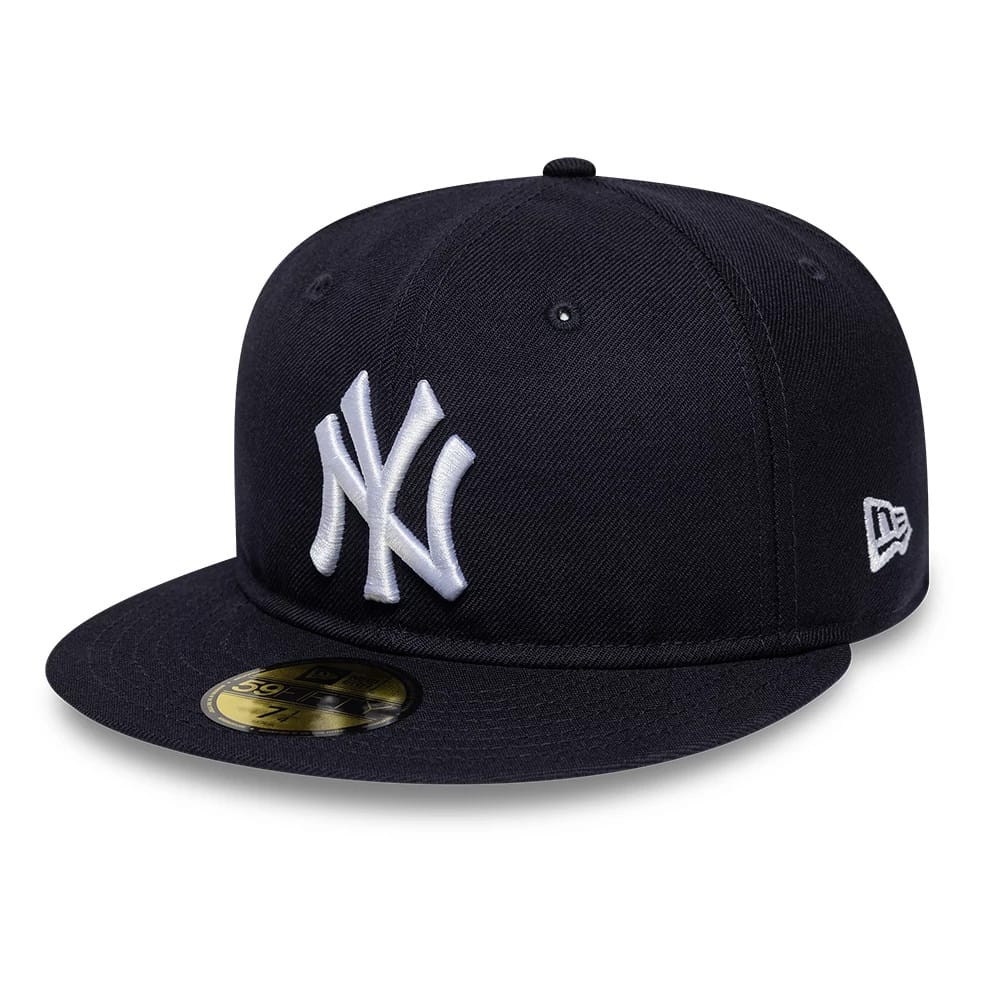 New York Yankees MLB Soft Buckram Navy 59FIFTY Fitted Cap-zelvios