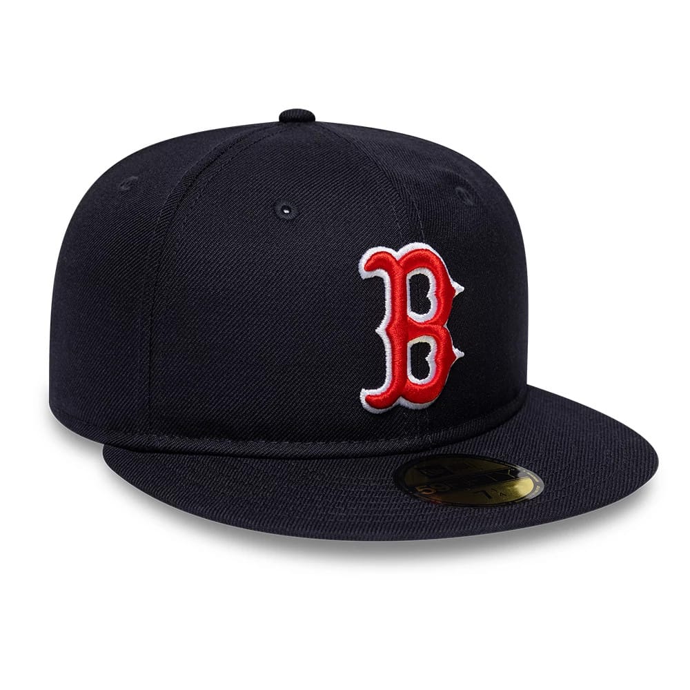 Boston Red Sox MLB Soft Buckram Navy 59FIFTY Fitted Cap-zelvios