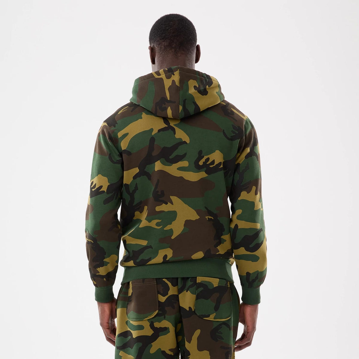 New York Yankees MLB Woodland Camo 2 Way Full Zip Hoodie-zelvios